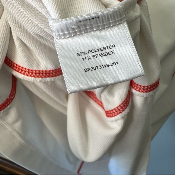 Peter Millar Masters Women’s Small Quarter Zip Athletic Pullover White and Pink - Picture 5 of 5